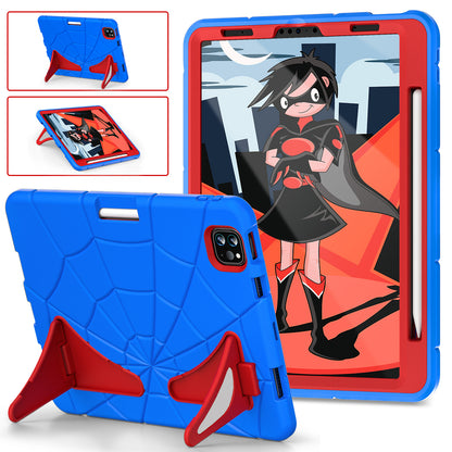 Spider Eye iPad Air 4 Shockproof Case Silicone PC Case Kids Safe Built-in Kickstand