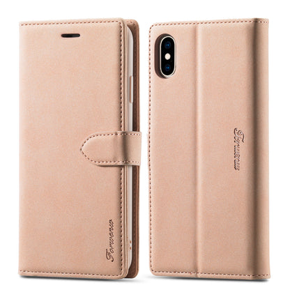 Gentry Slim iPhone Xs Max Leather Case Book Stand Wallet Buckle