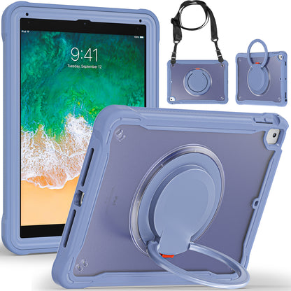 Popeye iPad 5 Case Matte Frosted 360 Rotatable Folding Handle Grip