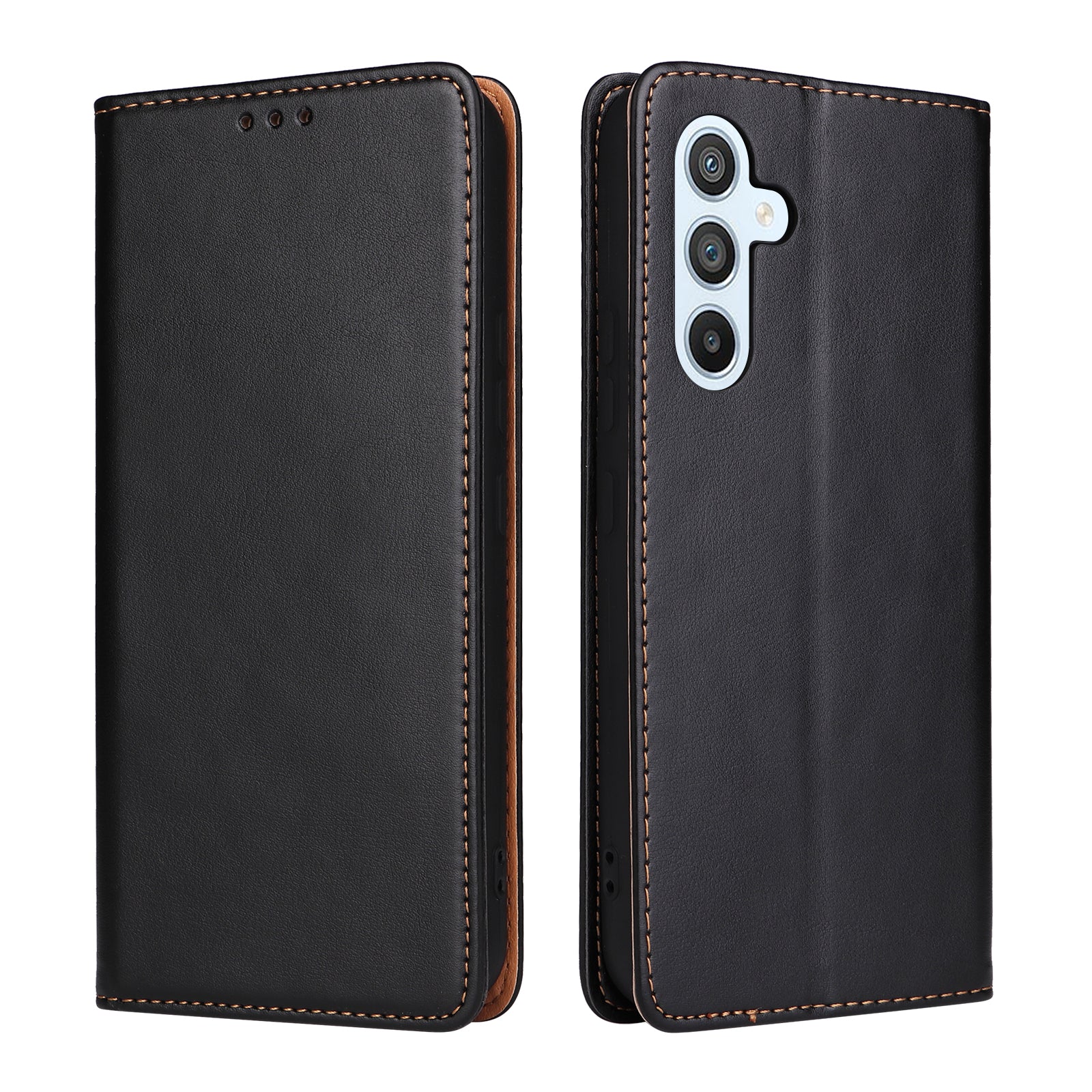 PU Leather Galaxy S23 FE Flip Case Wallet Stand Texture Deluxe