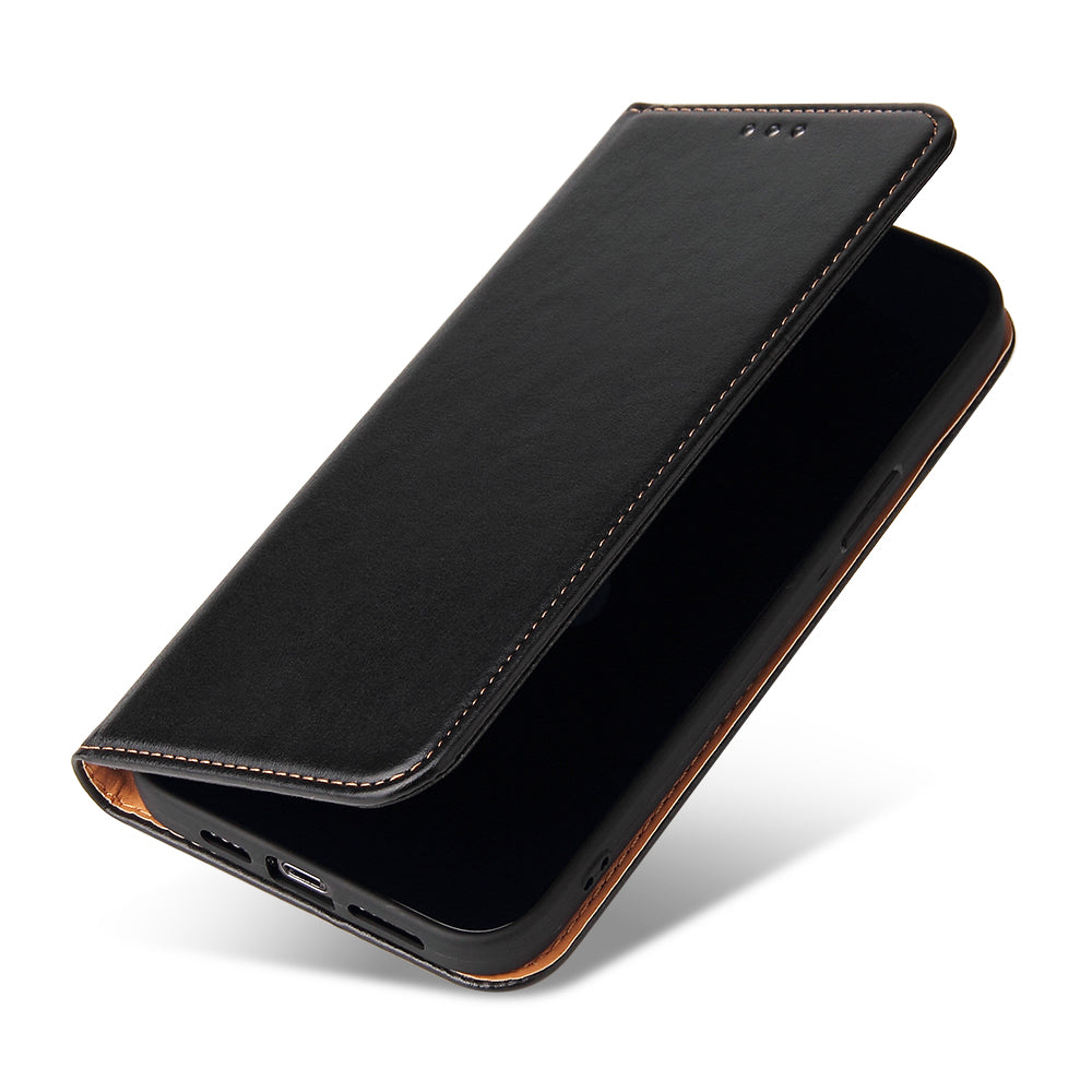 PU Leather iPhone 15 Pro Max Flip Case Wallet Stand Texture Deluxe