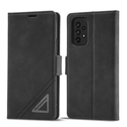 Tower Buckle Galaxy A70 Leather Case Frosted TPU Magnetic Wallet Stand