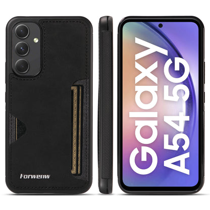 Insert Card Slot Galaxy A71 Leather Cover TPU Back Slim Shell