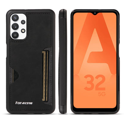 Insert Card Slot Galaxy A23 Leather Cover TPU Back Slim Shell