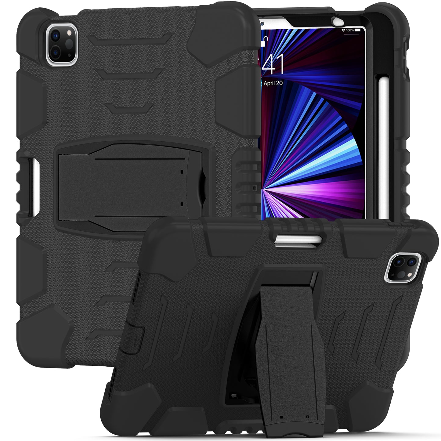 Gorilla King Kong iPad Pro 11 (2018) Case Full Body Triple Protection Folding Stand