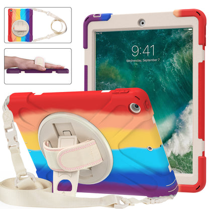 Pirate King iPad 5 Case 360 Rotating Stand with Hand Holder Shoulder Strap