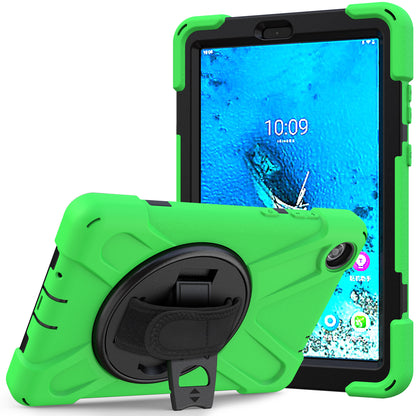 Pirate King Lenovo Tab M8 (2019) Case 360 Rotating Stand Holder Shoulder Strap