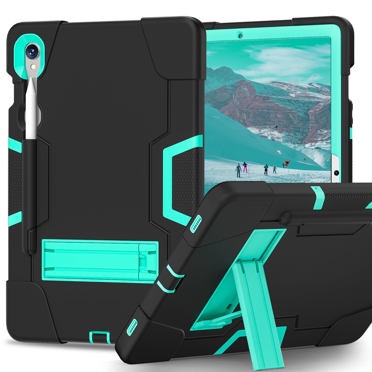 Contrast Armor Galaxy Tab S9 FE Shockproof Case Silicone PC Full Protection