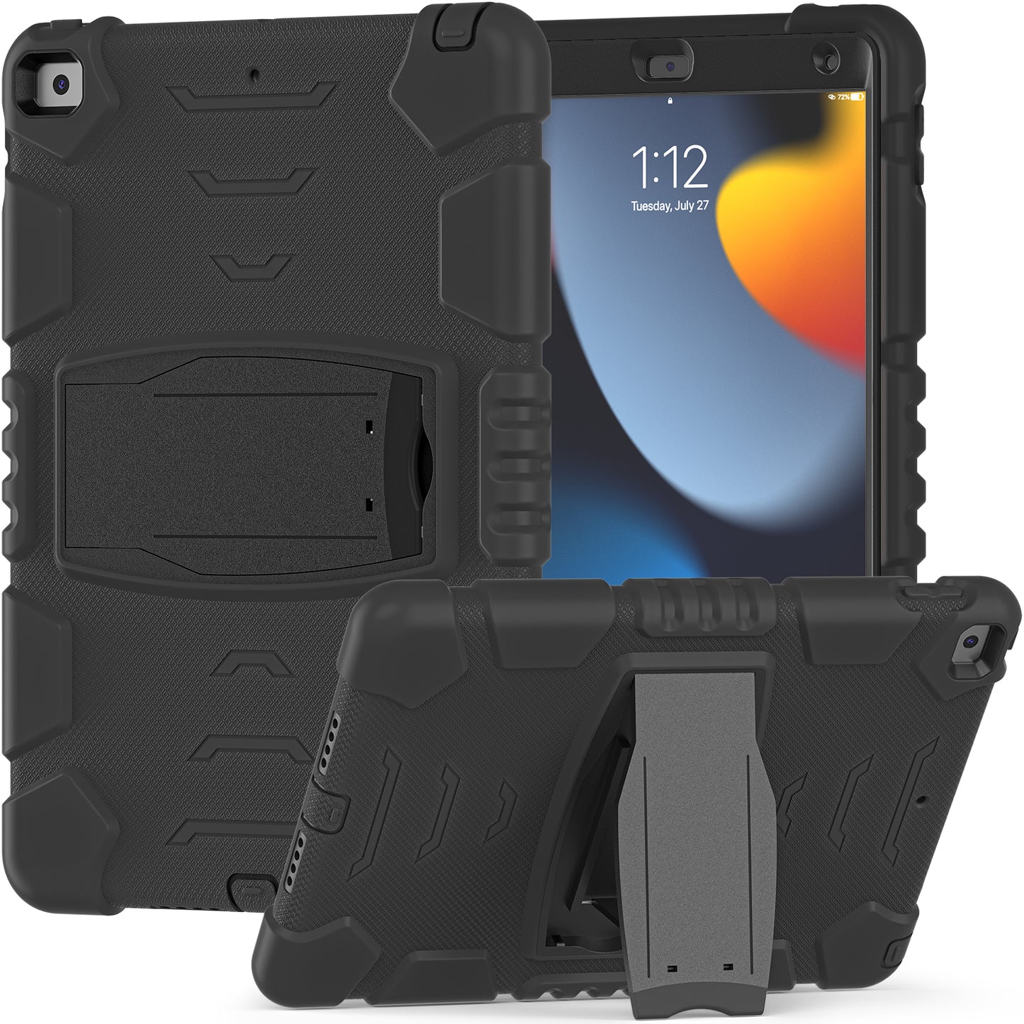 Gorilla King Kong iPad 9 Case Full Body Triple Protection Folding Stand