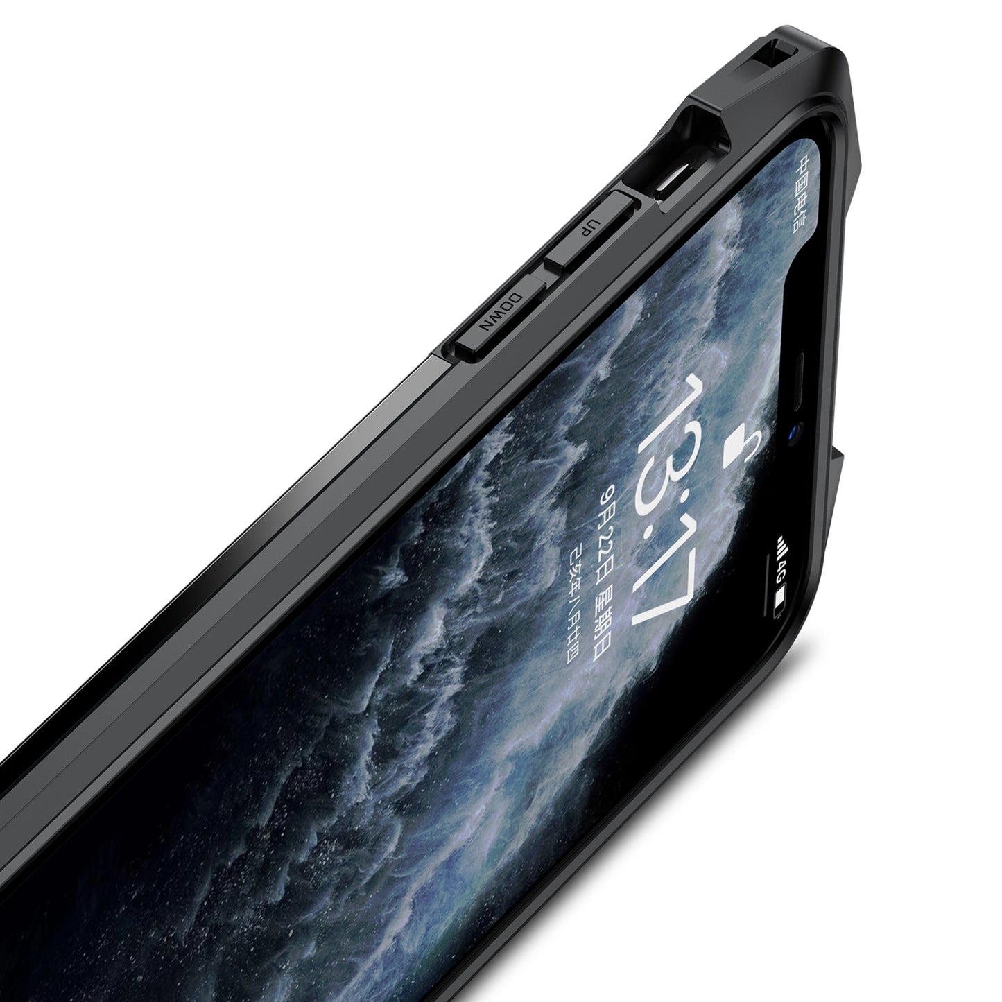 Metal Airbag iPhone 12 Bumper Cover Frivolous Thorough Transparent Back