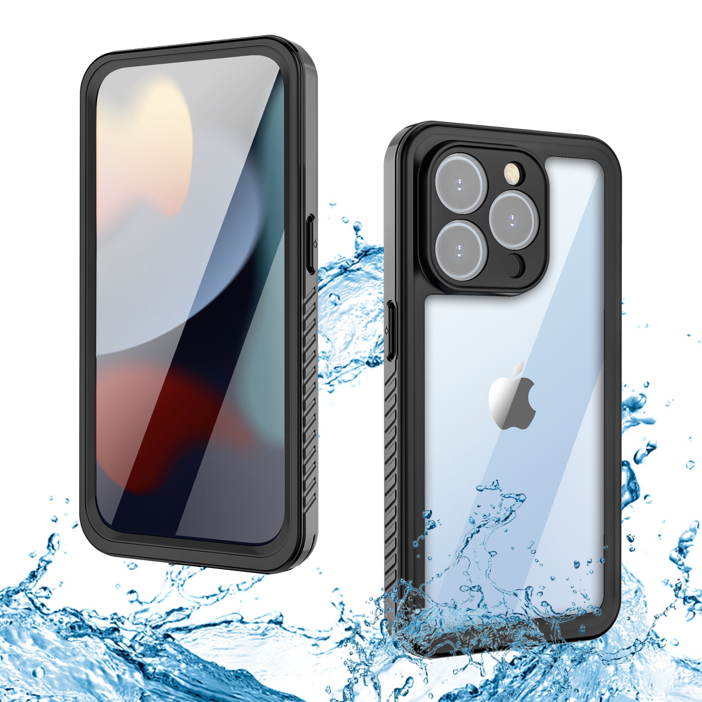 Twill Swimming IP68 iPhone 15 Pro Waterproof Case Bumper Combo Armor Protection