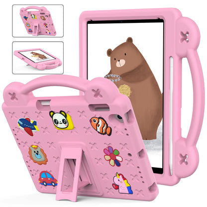 Berenstain Bear iPad Air 2 Case Children's Cartoon Flat Kickstand DIY Hand Holder