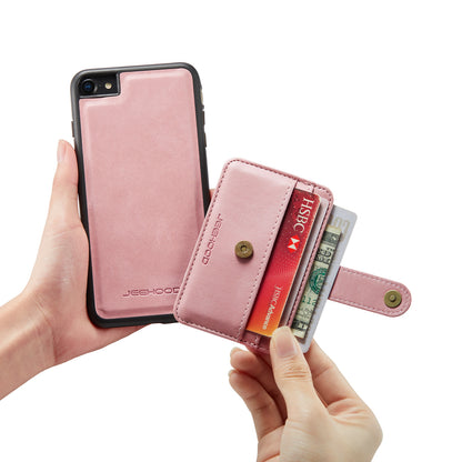 Magnetic Detachable Card Holder iPhone 7 Leather Cover RFID Back Kickstand