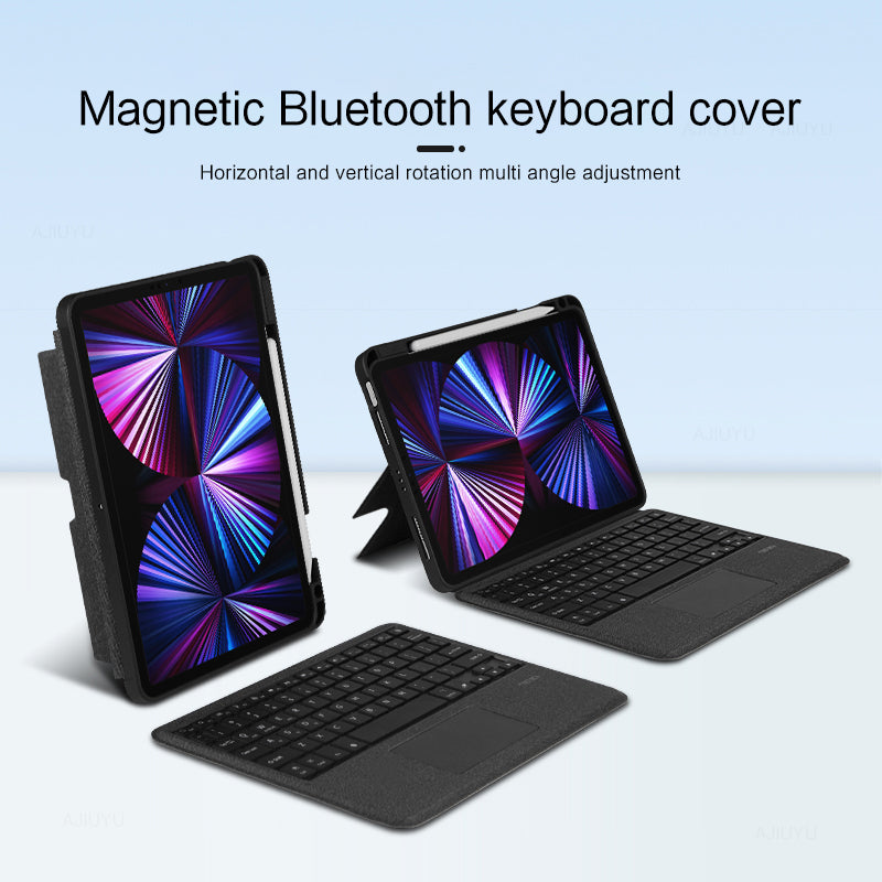 Metal Hinge Magic iPad Pro 11 (2021) Keyboard Case Backlit Intelligent Voice Disassembly