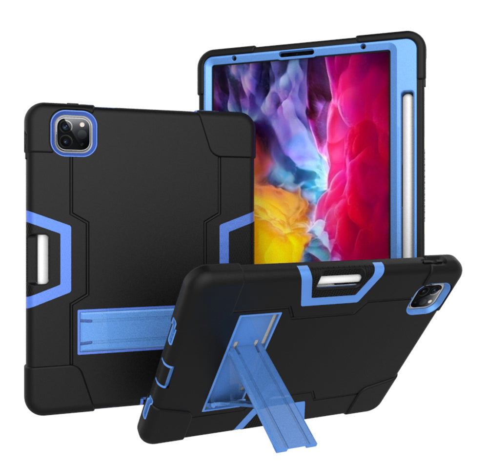 Contrast Armor iPad Air 4 Shockproof Case Silicone PC Full Protection Tri-layer Stand