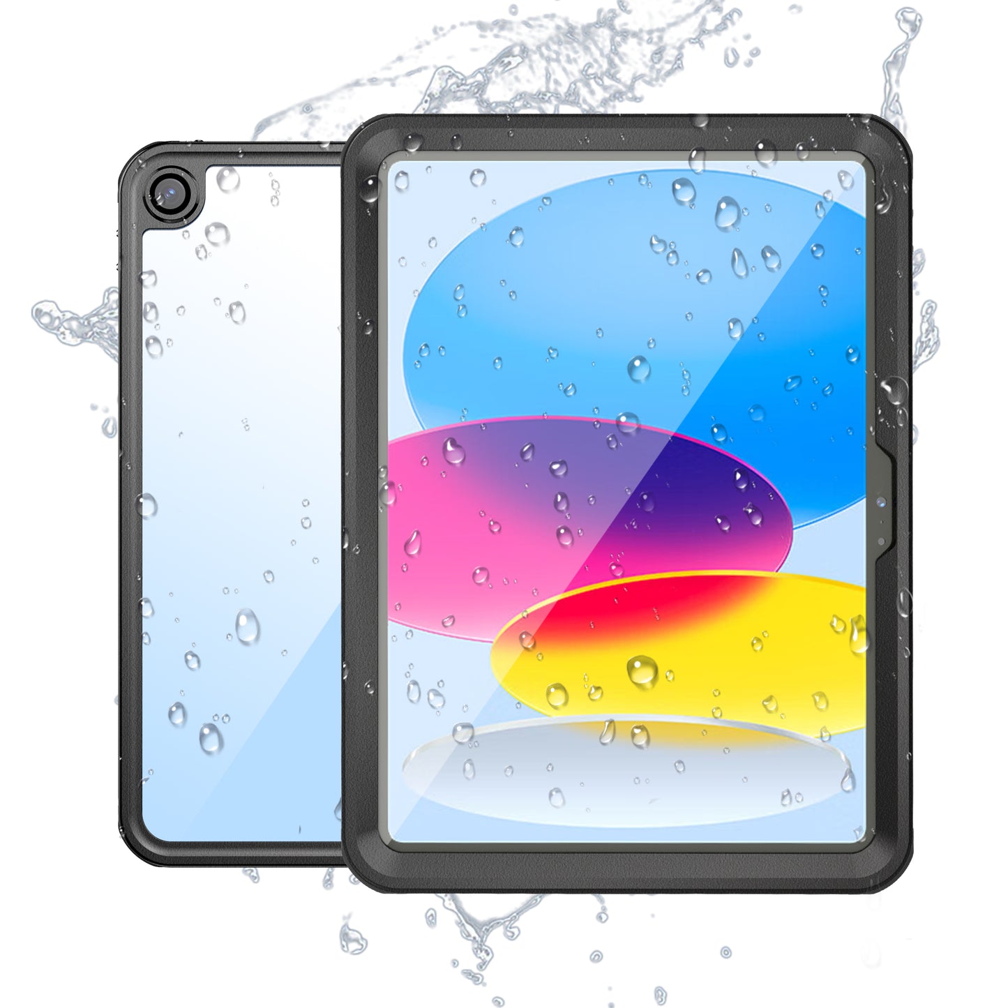 Surfing Swimming iPad 10 Waterproof Case IP68 360 Degree Full Body Coverage