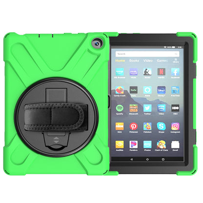 Pirate King Amazon Kindle Fire HD 8 (2020) Case 360 Rotating Stand Shoulder Strap