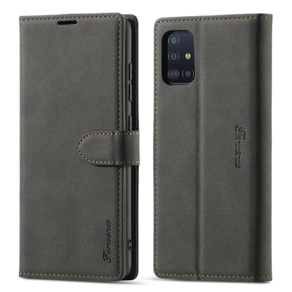 Gentry Slim Galaxy A81 Leather Case Book Stand Wallet Buckle