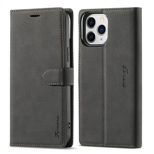 Gentry Slim iPhone 12 Pro Max Leather Case Book Stand Wallet Buckle