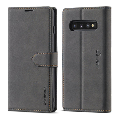 Gentry Slim Galaxy S10e Leather Case Book Stand Wallet Buckle