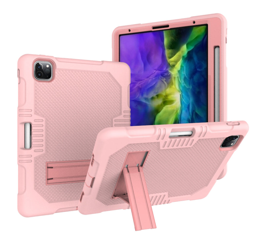 Hit Color iPad Pro 12.9 (2018) Shockproof Case Combo Silicone PC Rugged Stand