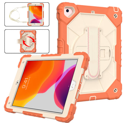 Rugged Rotating iPad 5 Shockproof Case Shoulder Strap Hand Holder 3 in 1 Stand