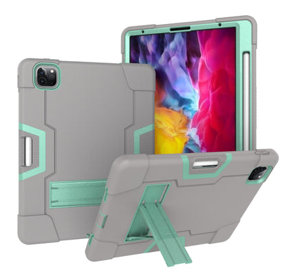 Contrast Armor iPad Air 4 Shockproof Case Silicone PC Full Protection Tri-layer Stand