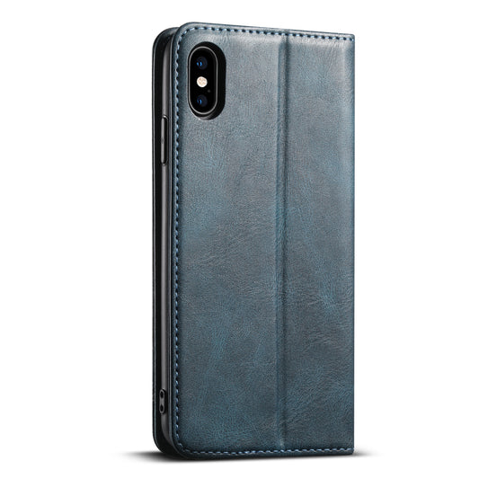 Magic Flip iPhone Xs Max Leather Case RFID Anti-lost Wallet Stand Slim