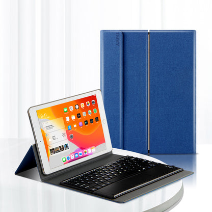 Metal Hinge Apple iPad 5 Keyboard Case with Touchpad Detachable Slik Leather