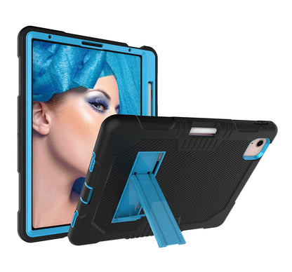 Hit Color iPad Air 4 Shockproof Case Combo Silicone PC Rugged Stand