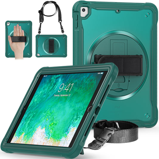 Popeye iPad Air 2 Case Matte Frosted 360 Rotating Hand Shoulder Strap Unique