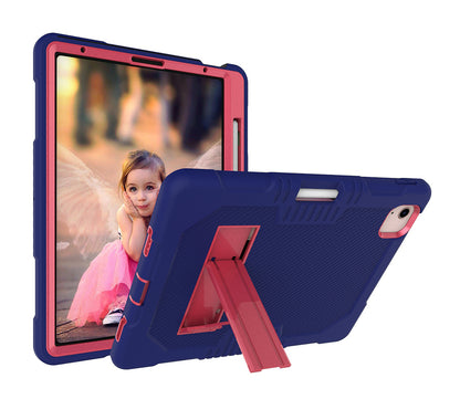 Hit Color iPad Air 4 Shockproof Case Combo Silicone PC Rugged Stand