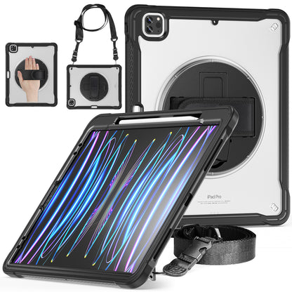 Popeye iPad Pro 12.9 (2022) Case Matte Frosted 360 Rotating Hand Shoulder Strap Unique