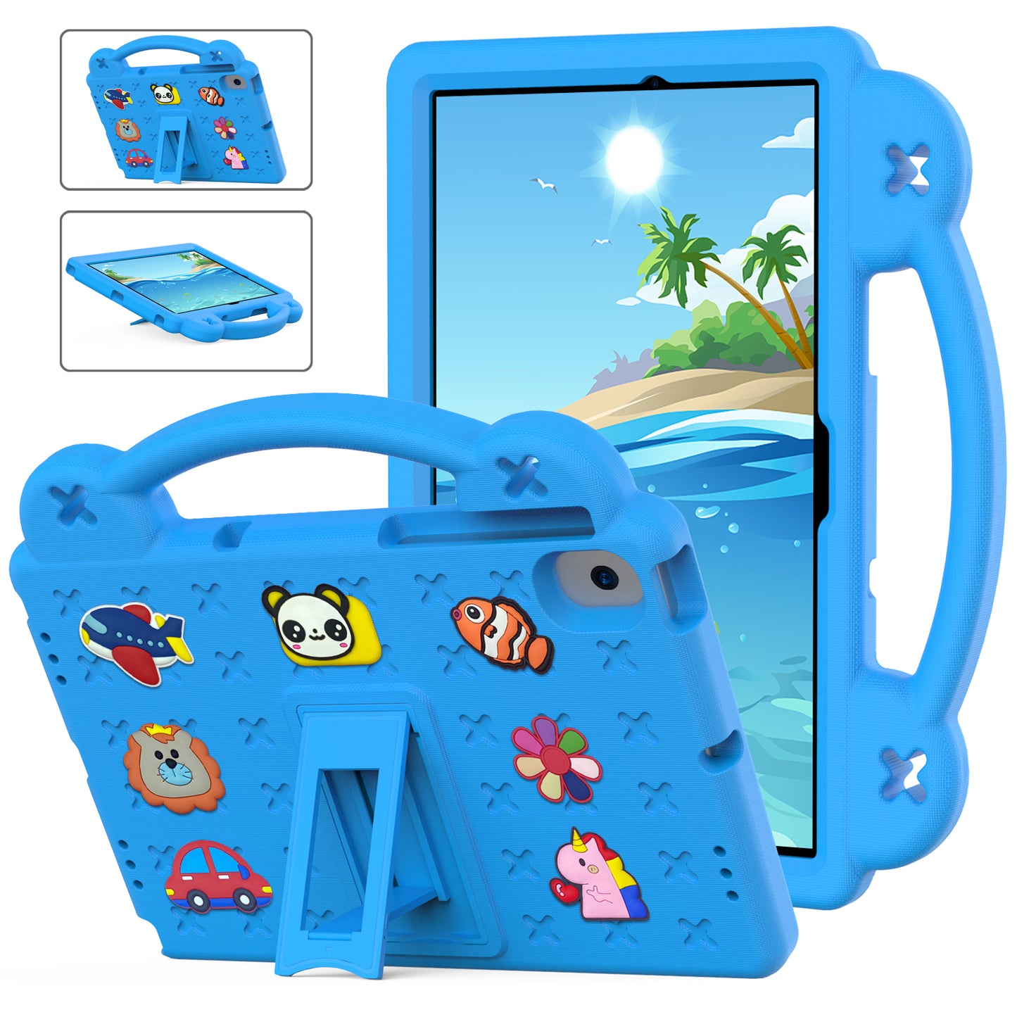 Berenstain Bear Lenovo Tab M10 HD 2020 EVA Case Children's Cartoon Flat Kickstand