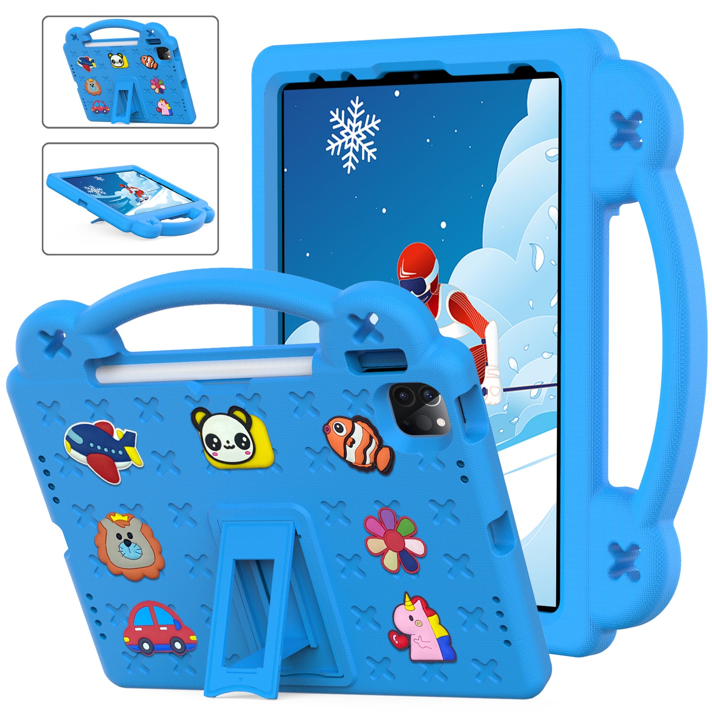 Berenstain Bear iPad Pro 11 2020 Case Children's Cartoon Flat Kickstand DIY Hand Holder