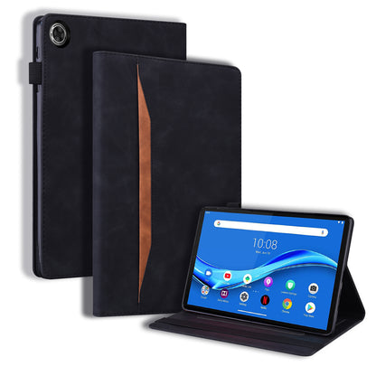 Business Stitching Lenovo Tab M10 FHD REL (2020) Leather Case Retro Wallet Stand