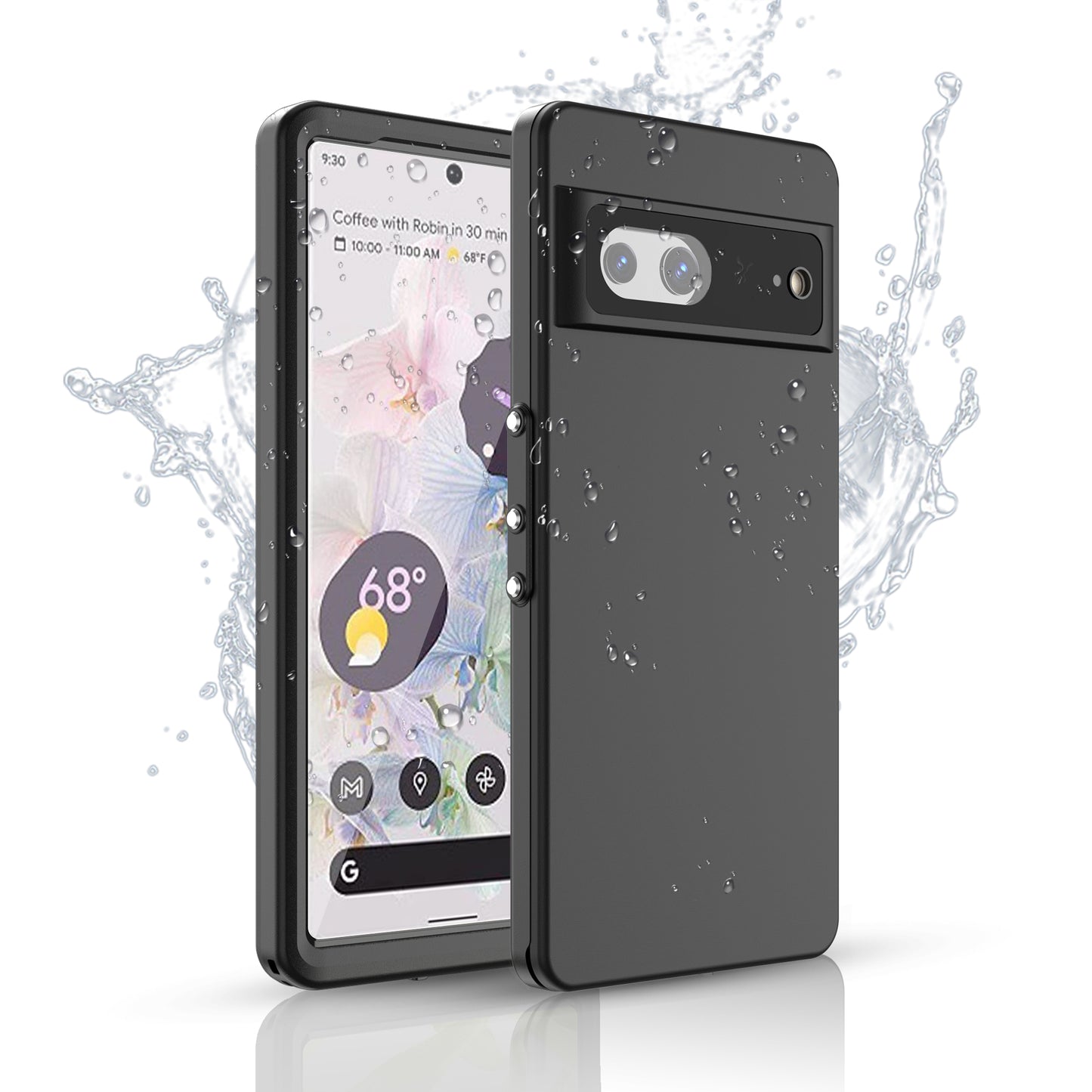 Twill Swimming IP68 Google Pixel 7 Waterproof Case Bumper Combo Armor Protection