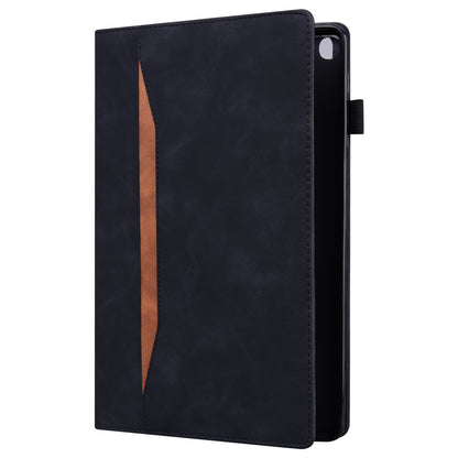 Business Stitching iPad Air 3 Leather Case Homochromatic Retro Wallet Stand