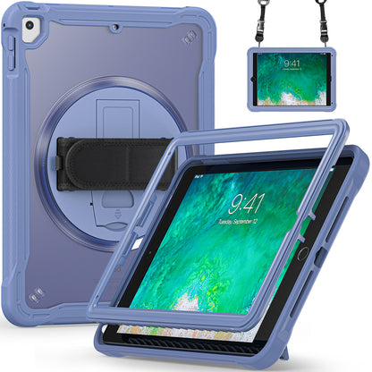 Popeye iPad Pro 9.7 Case Matte Frosted 360 Rotating Hand Shoulder Strap Unique