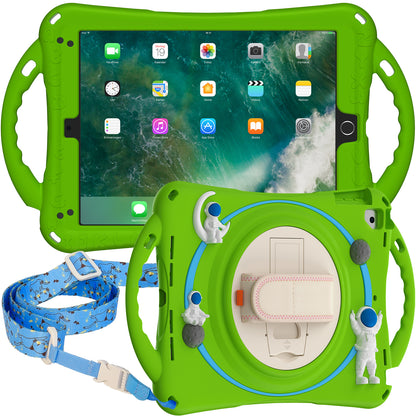 Spaceman iPad 5 Case 360 Rotating Hand Strap Removable Shoulder Strap