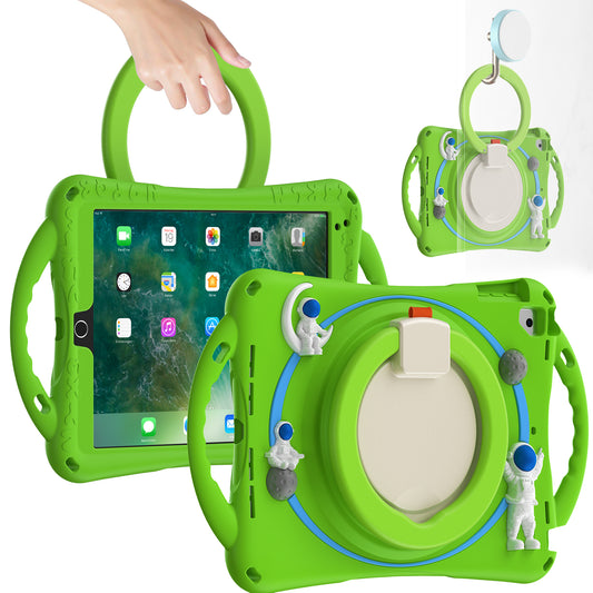 Astronaut iPad Air 2 Case 360 Rotating Folding Handle Grip Landing Buffer