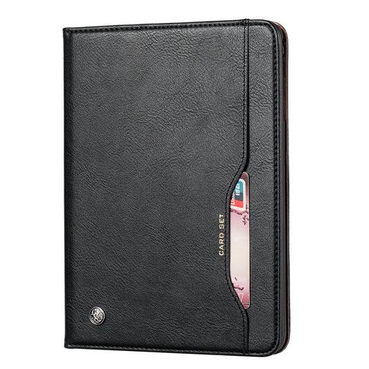 Classical Knead Galaxy Tab A8 Leather Case Flip Stand Wallet with Notes Pocket