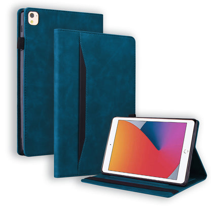 Business Stitching iPad Air 3 Leather Case Homochromatic Retro Wallet Stand