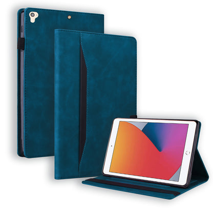 Business Stitching iPad Pro 9.7 Leather Case Homochromatic Retro Wallet Stand