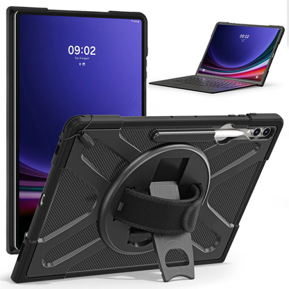 Jacket Beer Galaxy Tab S9 Ultra Case Light Textur Multi Angle Protection Stable Stand