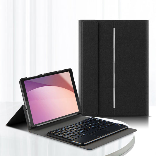 Metal Hinge Lenovo Tab M8 (2023) Keyboard Case with Touchpad Detachable Slik Leather