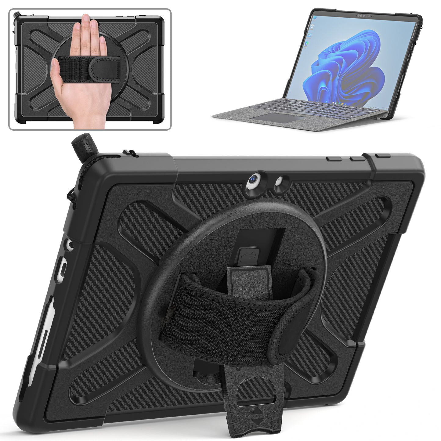 Jacket Beer Microsoft Surface Go 1 Case Light Textur Multi Angle Protection Stable Stand