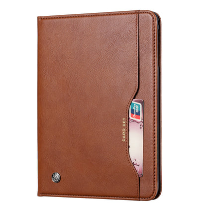 Classical Knead Galaxy Tab A8 Leather Case Flip Stand Wallet with Notes Pocket