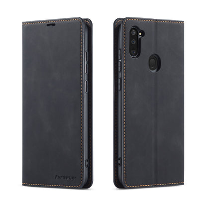 New Slim Galaxy A01 Leather Case Book Stand Wallet Magnetic