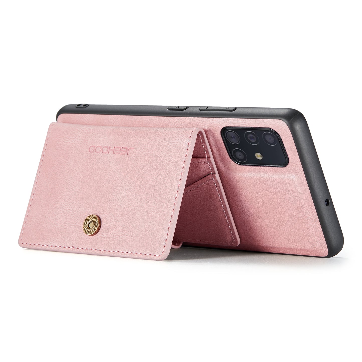 Magnetic Detachable Card Bag Galaxy A71 Leather Cover RFID Flip Stand